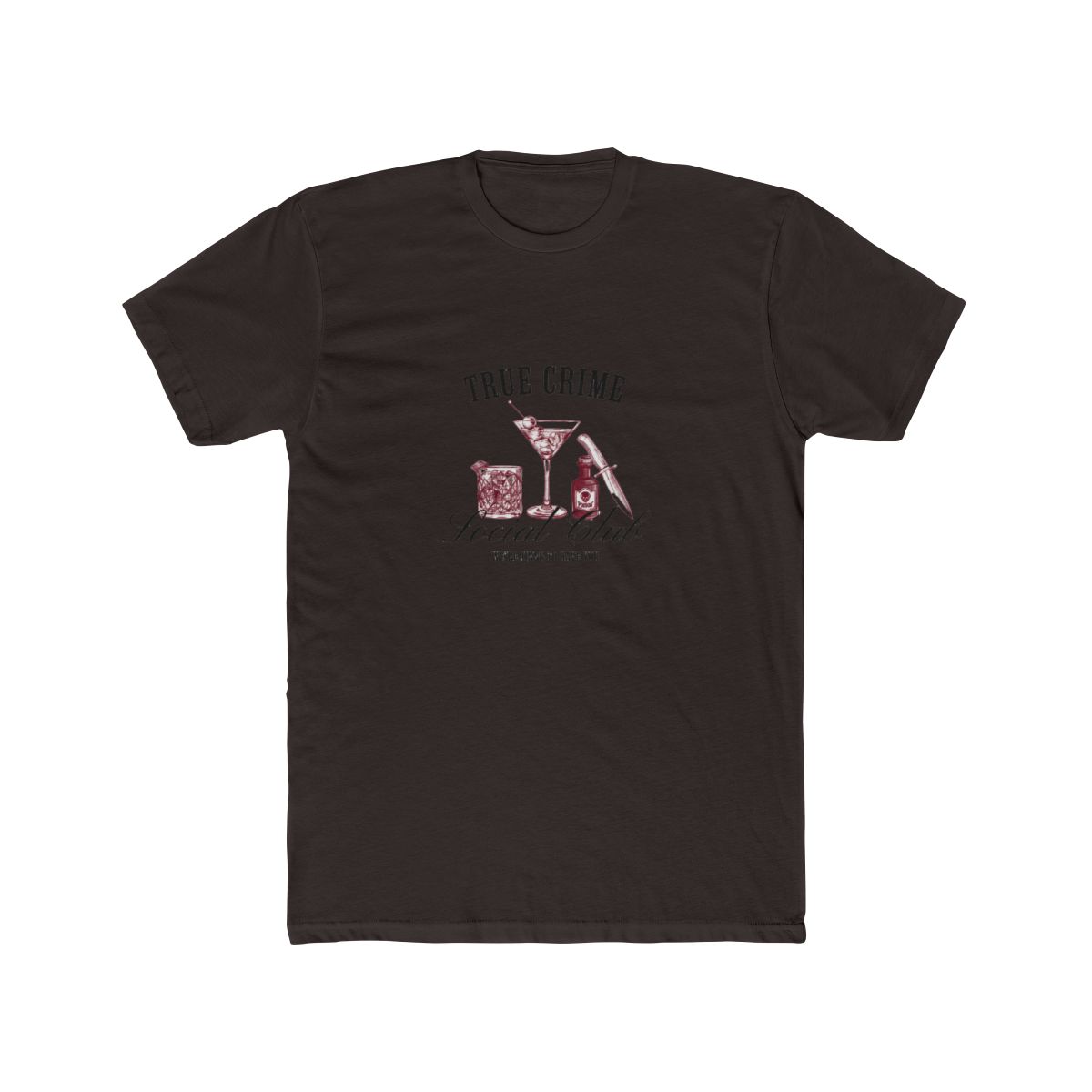True Crime Social Club T Shirt - Podcast Fan Gift - alternate angle 4, merchandise